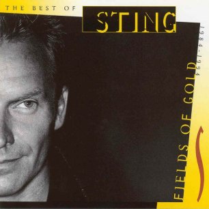 Paroles de chansons et pochette de l'album Fields of gold de Sting (& The Police)