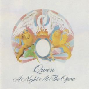 Paroles de chansons et pochette de l'album A night at the opera de Queen