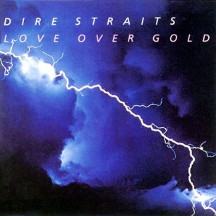 Paroles de chansons et pochette de l'album Love over gold de Dire Straits