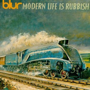 Paroles de chansons et pochette de l'album Modern life is rubbish de Blur