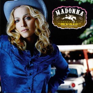 Paroles de chansons et pochette de l'album Music de Madonna