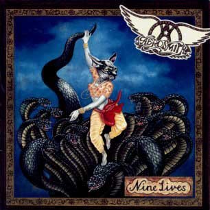 Paroles de chansons et pochette de l'album Nine lives de Aerosmith