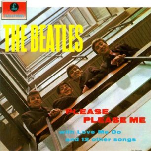 Paroles de chansons et pochette de l'album Please please me de Beatles