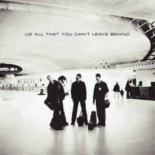 Paroles de chansons et pochette de l'album All that you can't leave behind de U2