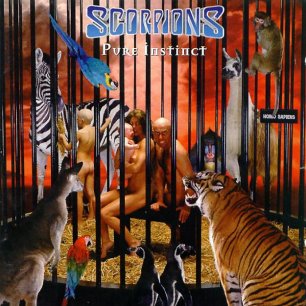 Paroles de chansons et pochette de l'album Pure instinct de Scorpions