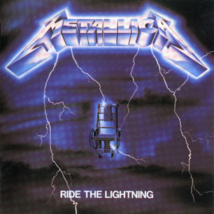 Paroles de chansons et pochette de l'album Ride the lightning de Metallica