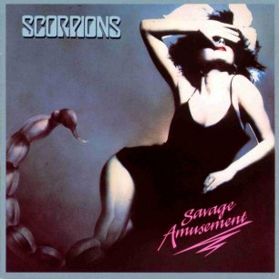 Paroles de chansons et pochette de l'album Savage amusement de Scorpions