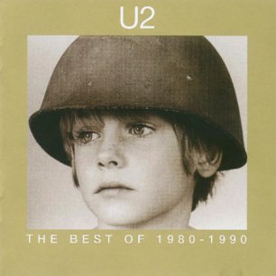 Paroles de chansons et pochette de l'album The best of 1980-1990 de U2