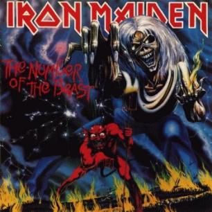 Paroles de chansons et pochette de l'album The number of the beast de Iron Maiden