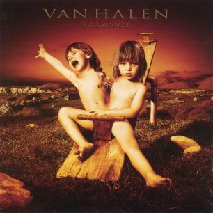 Paroles de chansons et pochette de l'album Balance de Van Halen