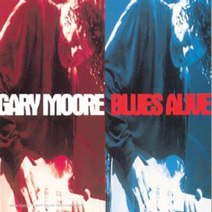 Paroles de chansons et pochette de l'album Blues alive de Gary Moore